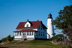 Baker's Island Light Restored to Its Original Look from the 1950